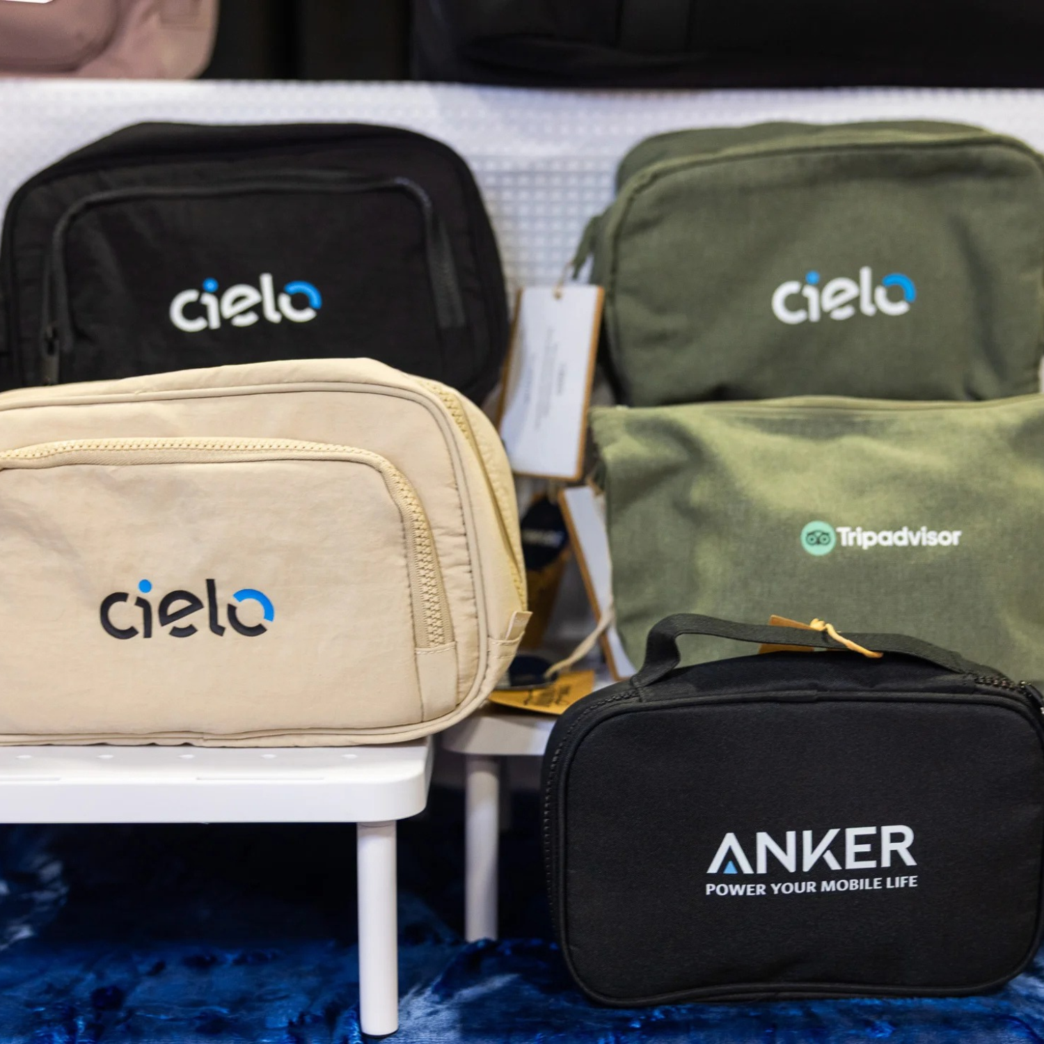 Custom Branded Bags for Cielo, Tripadvisor & Anker