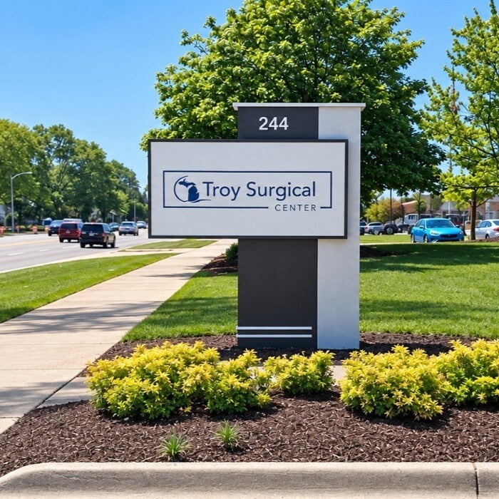 Troy Surgical Center - Facility Entrance Monument Sign