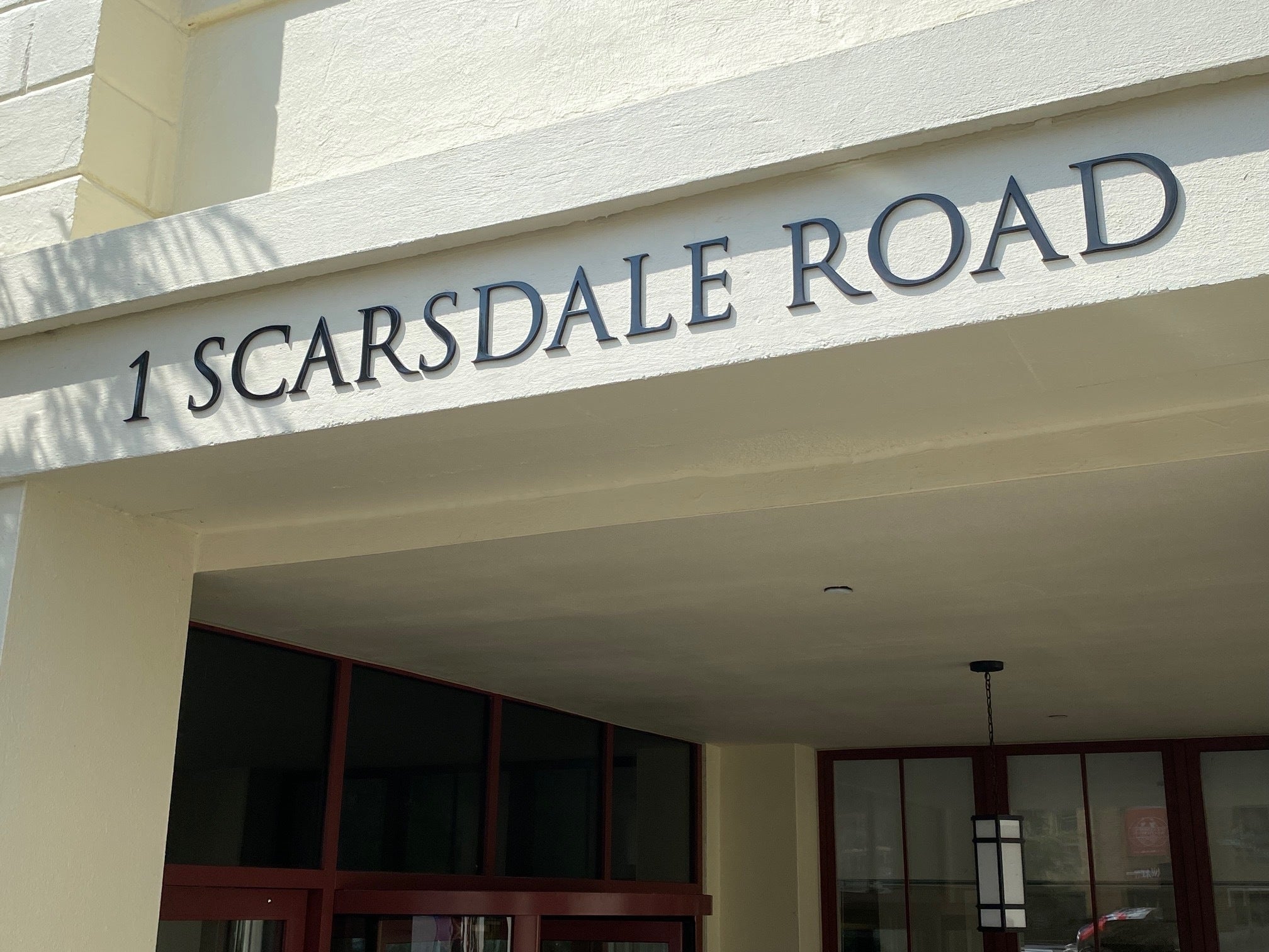 Dimensional Letters for 1 Scarsdale Road in Tuckahoe, NY