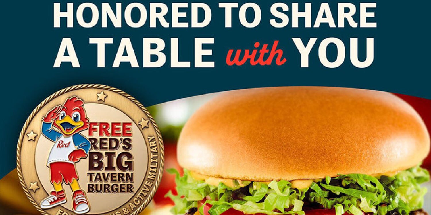 Red Robin Has a Veterans Day Burger Deal, and It Comes With Fries Red Robin Has a Veterans Day Burger Deal, and It Comes With Fries