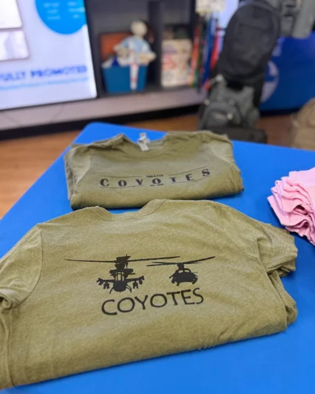 Custom Kids Apparel and Merch for HMLA-775 Coyotes