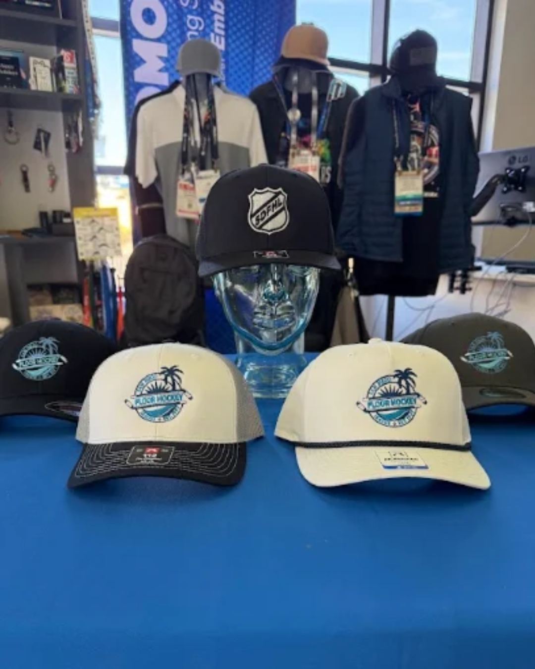 Custom Embroidered Hats for San Diego Floor Hockeyv