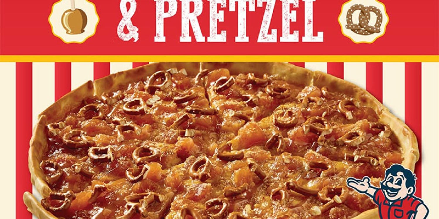 Pizza Inn's Sweet Gambit: Caramel Apples Meet Pretzels Pizza Inn's Sweet Gambit: Caramel Apples Meet Pretzels