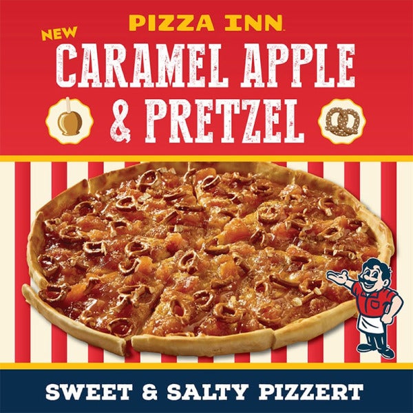 Pizza Inn's Sweet Gambit: Caramel Apples Meet Pretzels