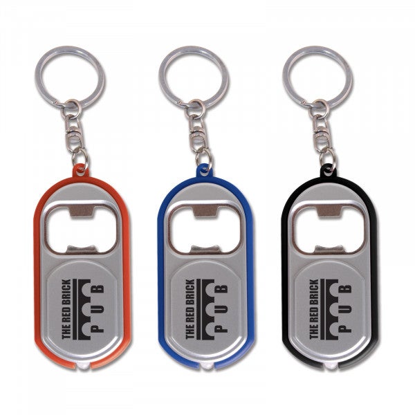 Custom Bottle Opener Keytag / Light
