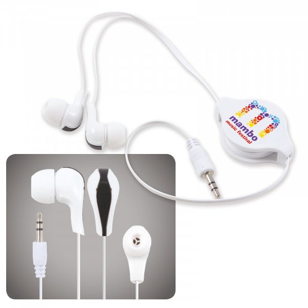 Custom Zen Retractable Earbuds / Headphones