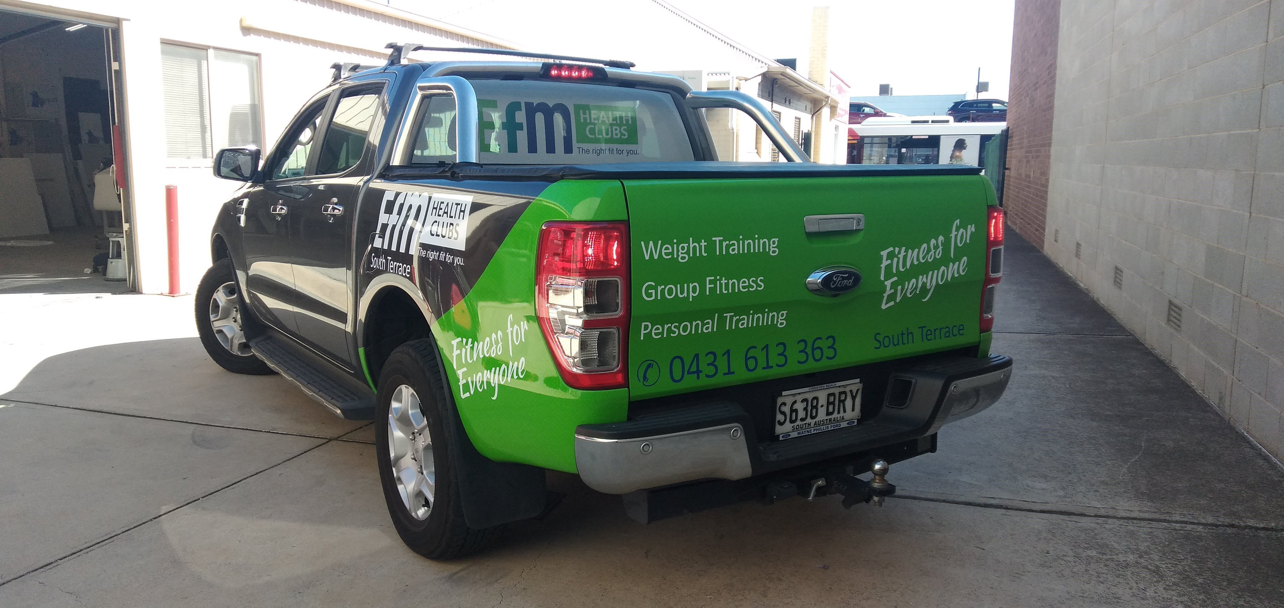 Vehicle Graphics - EFM South Terrace