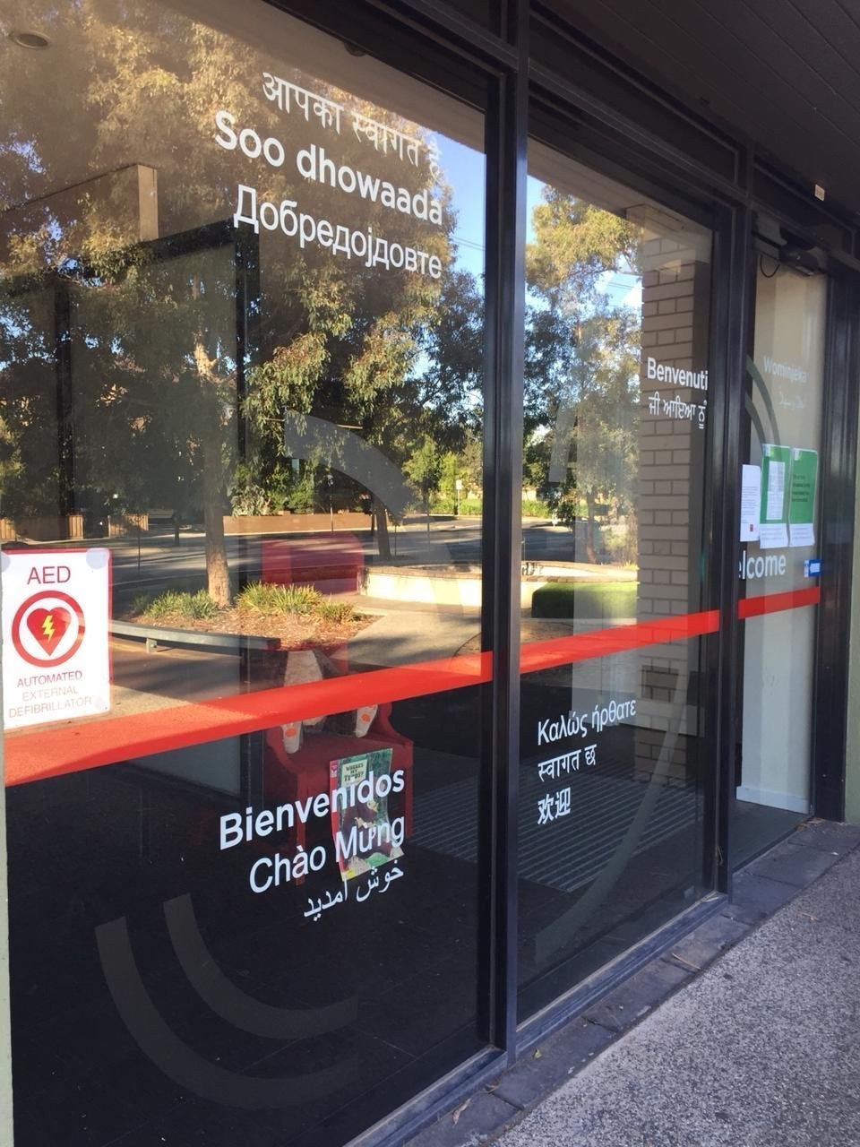 Window Graphics - Preston Library