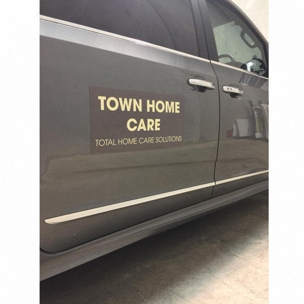 Magnetic Vehicle Signs - Town Home Care - Thornbury