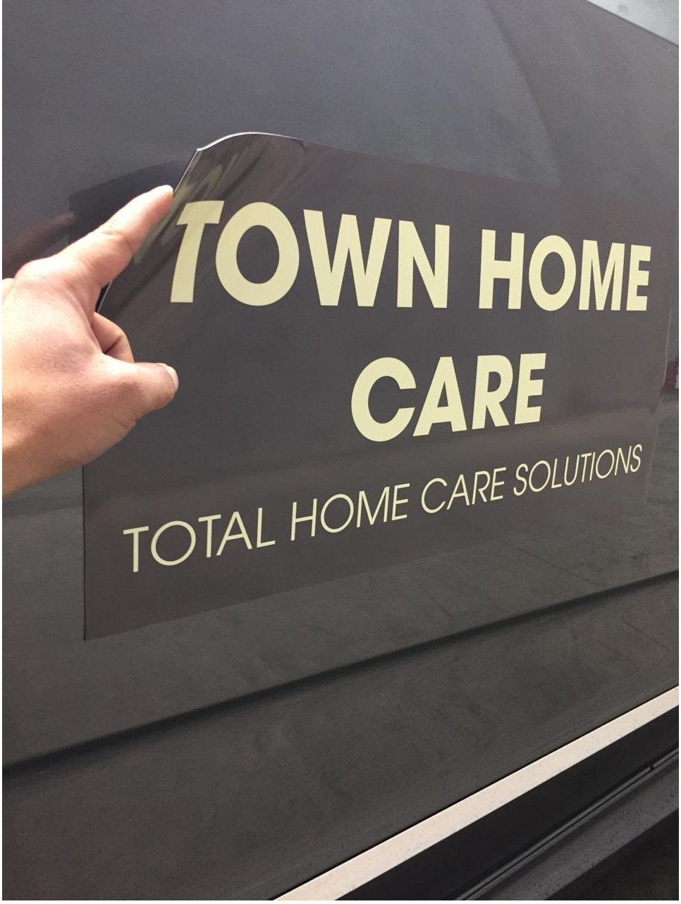 Magnetic Vehicle Signs - Town Home Care - Thornbury