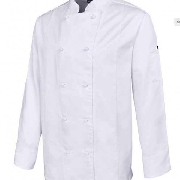 Custom Mens L/S Vented Chef's Jacket