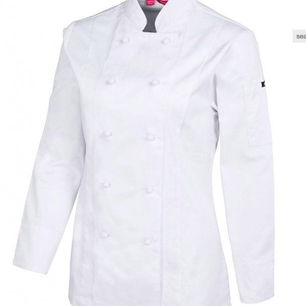 Custom Ladies L/S Vented Chef's Jacket