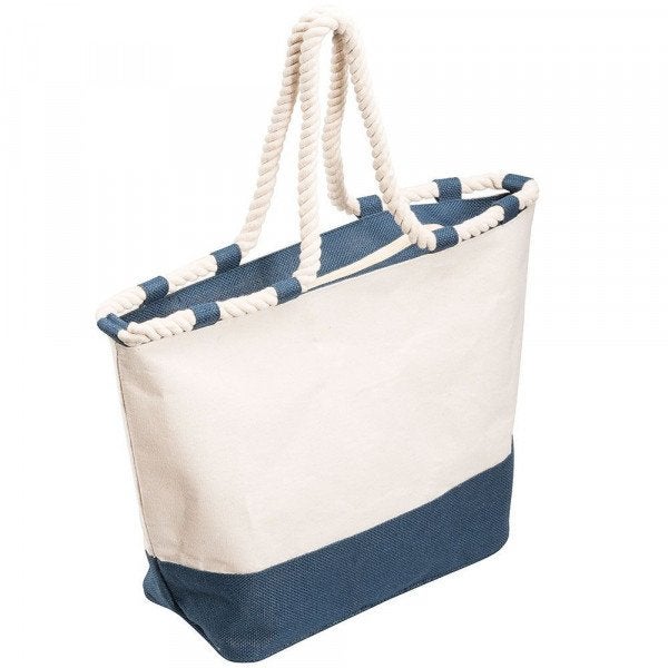 Custom Zippered Laminated Canvas Tote Bag