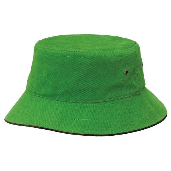 Custom Sandwich Brim Bucket Hat