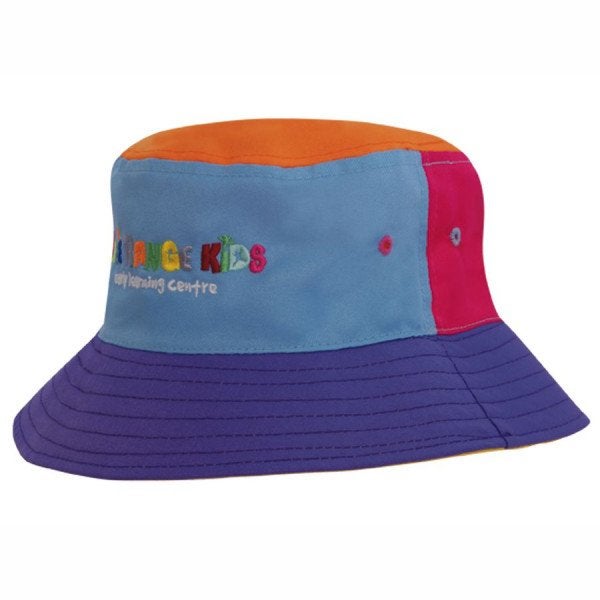 Custom Breathable Poly Twill Childs Bucket Hat