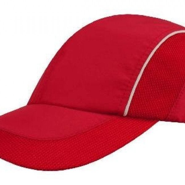 Custom Spring Woven Fabric Cap with Mesh to Side Panels and Peak