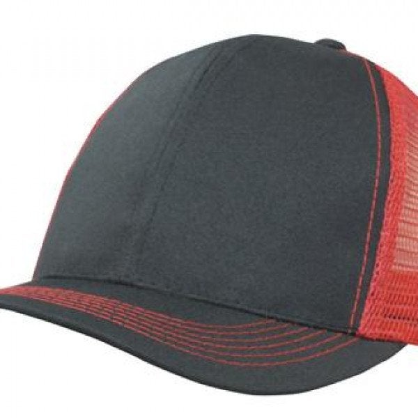 Custom Breathable Poly Twill Cap With Mesh Back