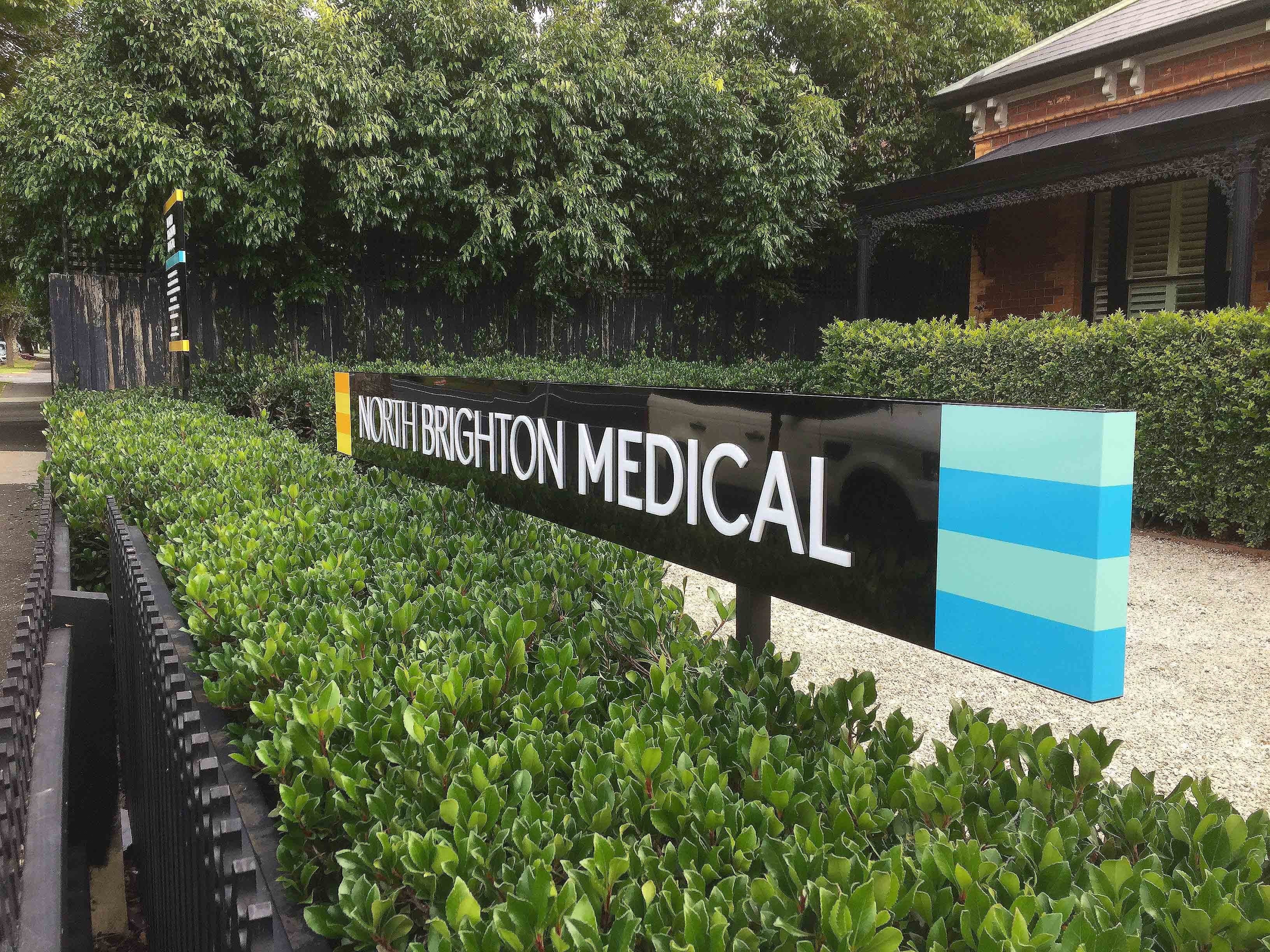 Standing Signs with 3D Acrylics for North Brighton Medical Clinic