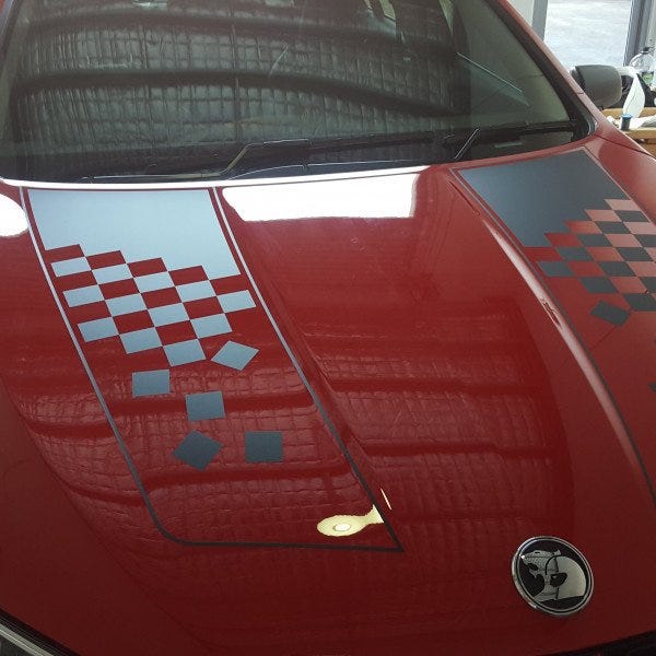 Mustang Bonnet Signage