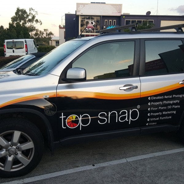 Top Snap vehicle half wrap