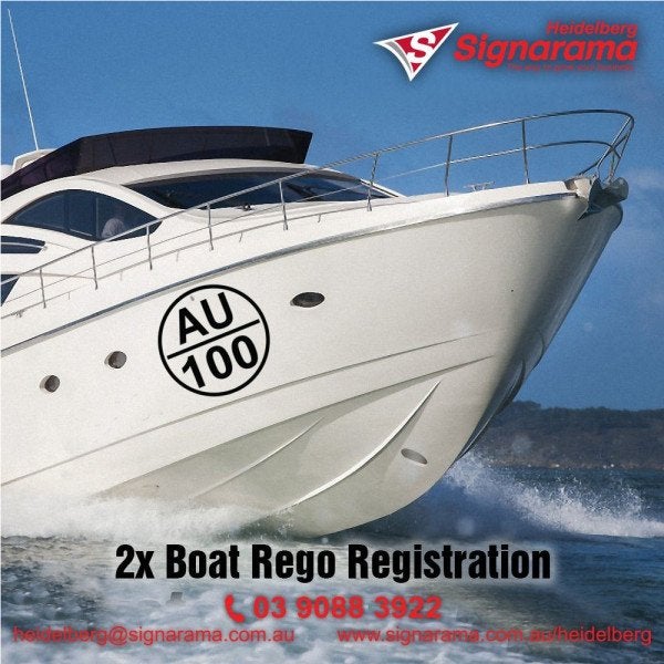 Boat Signage Registration