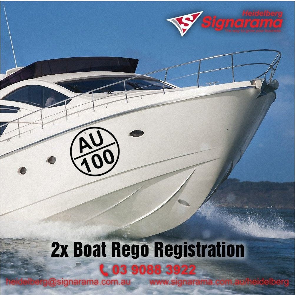 Boat Signage Registration