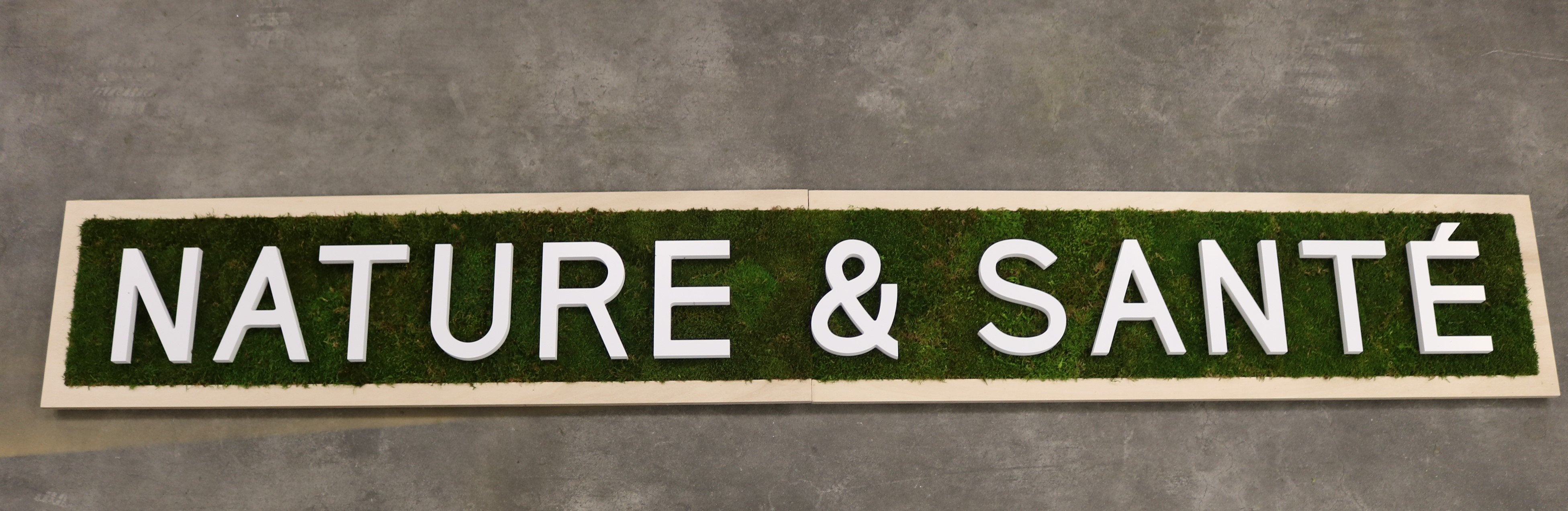 LOGO VEGETAL - INTERIEUR - SIGNARAMA Grenoble