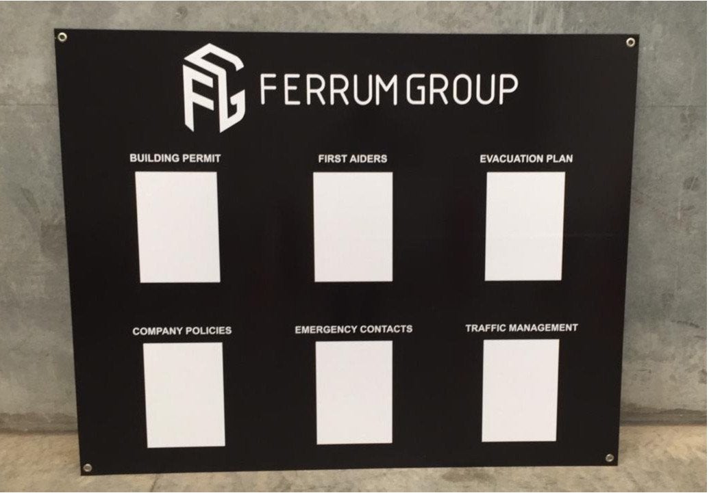 Corflute Signs - Ferrum Group - Mernda