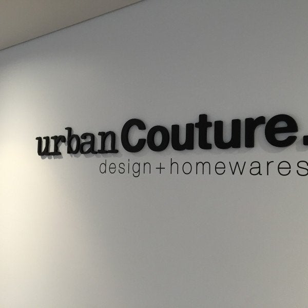 Urban Couture 3D Signage