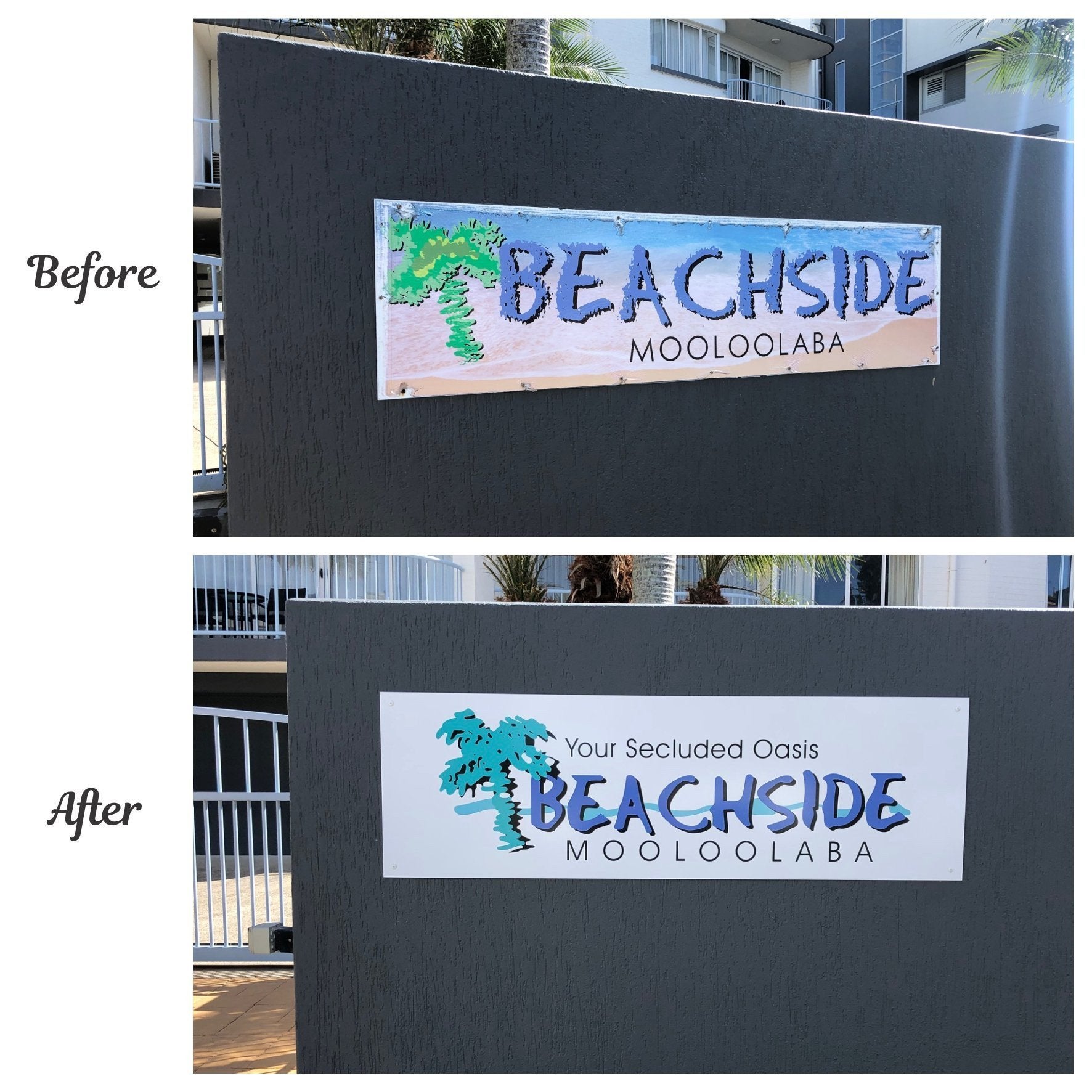 Beachside Mooloolaba Signage