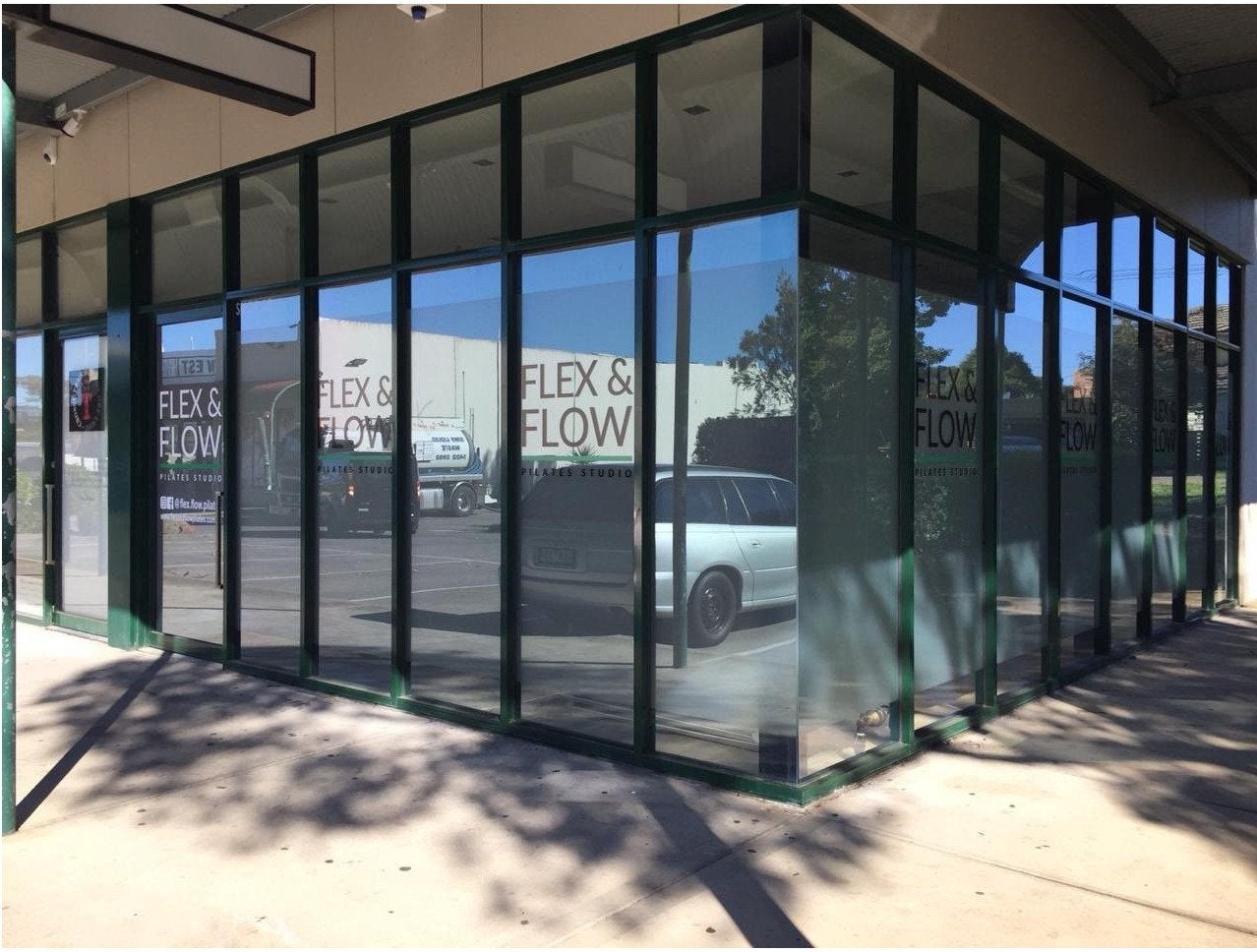Window Frosting - Flex & Flow Pilates Studio - Westmeadows
