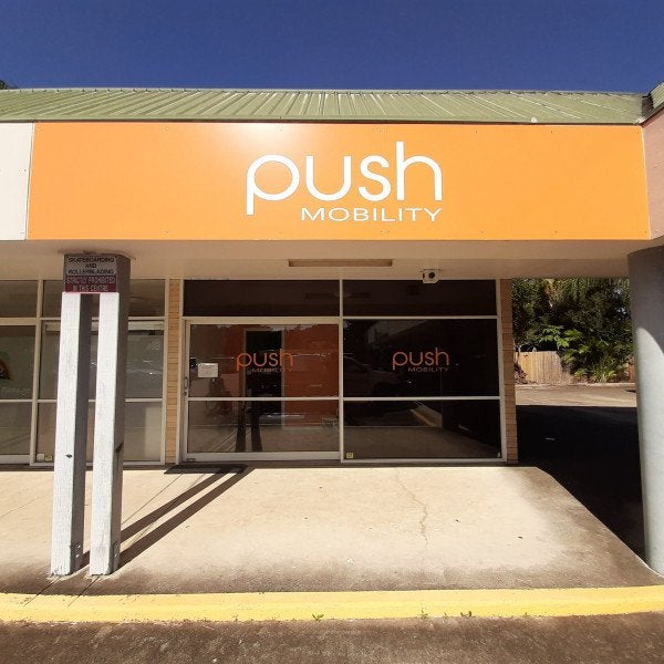 Push Mobility Signage Installation