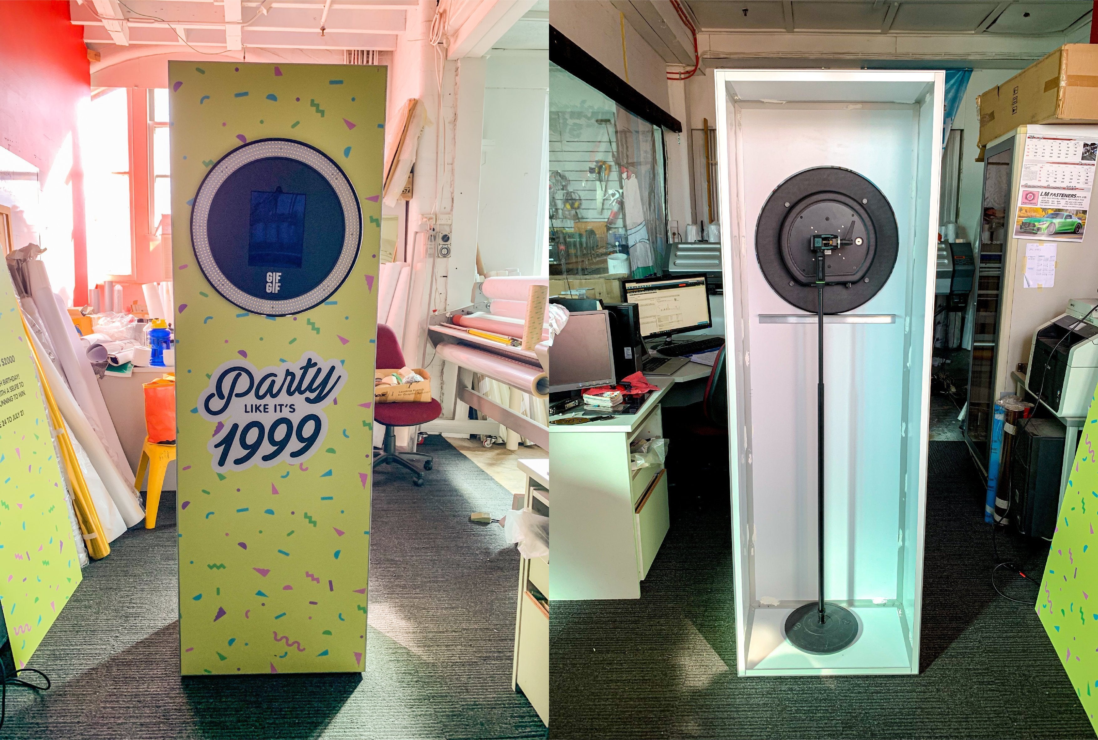 Party Like It’s 1999 – Custom Made Stand – Signarama CBD South
