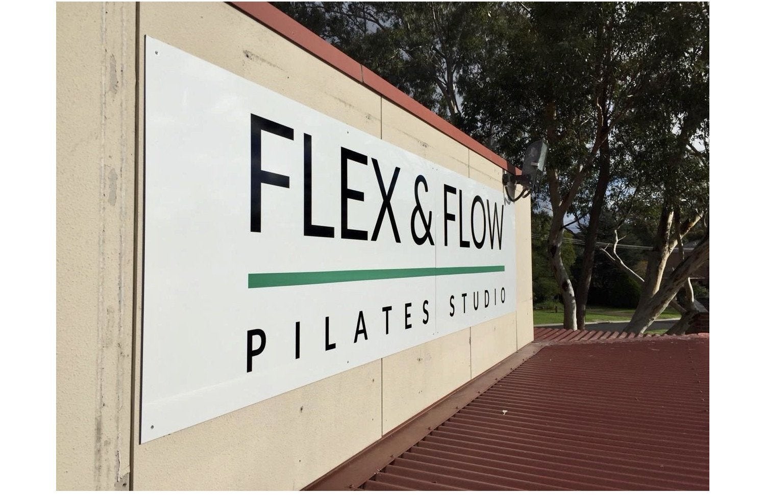 Shop Signage - Flex & Flow Pilates Studio - Westmeadows