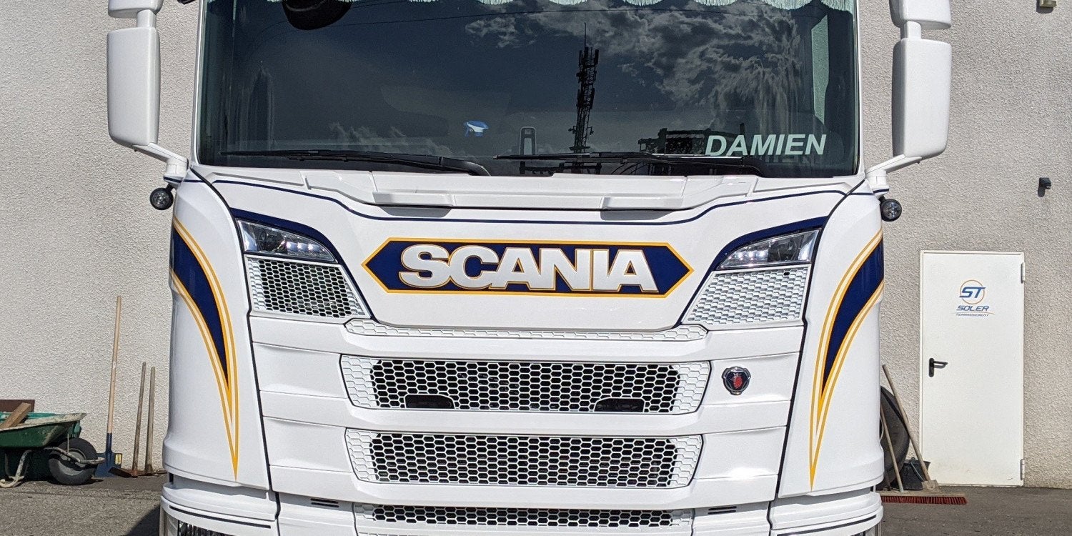 Lettrage camion