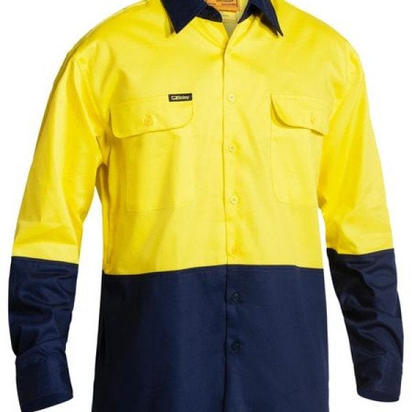 Custom 2 TONE HI VIS DRILL SHIRT - LONG SLEEVE