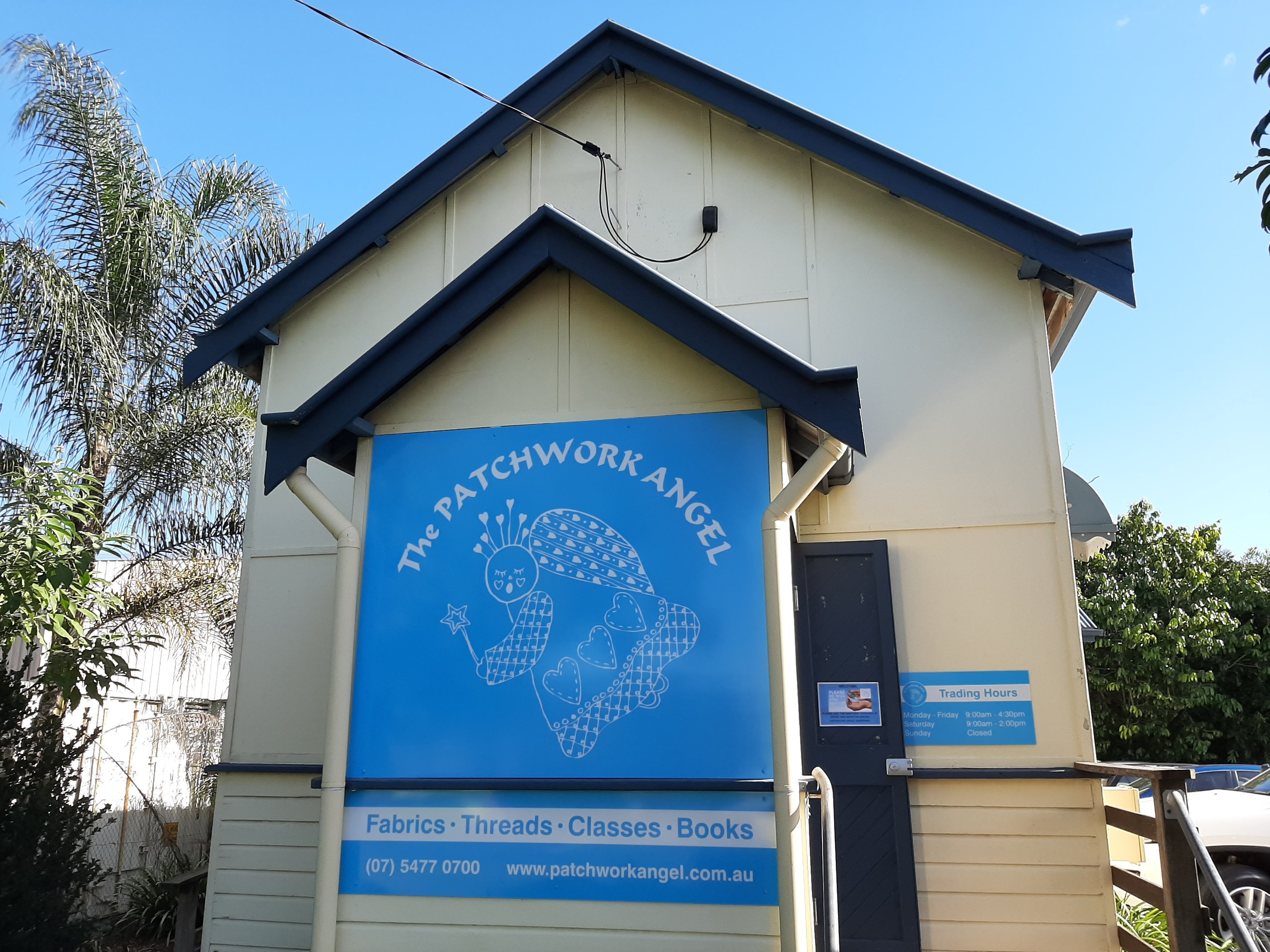 The Patchwork Angel's Signage