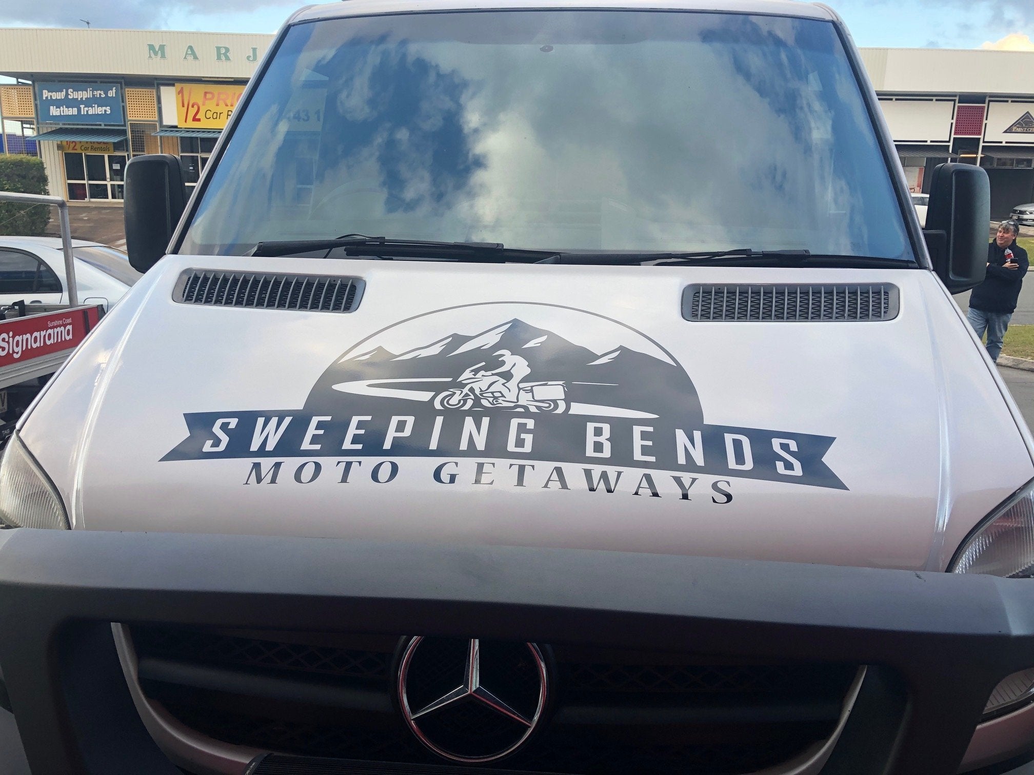 Sweeping Bends Moto Getaways Van