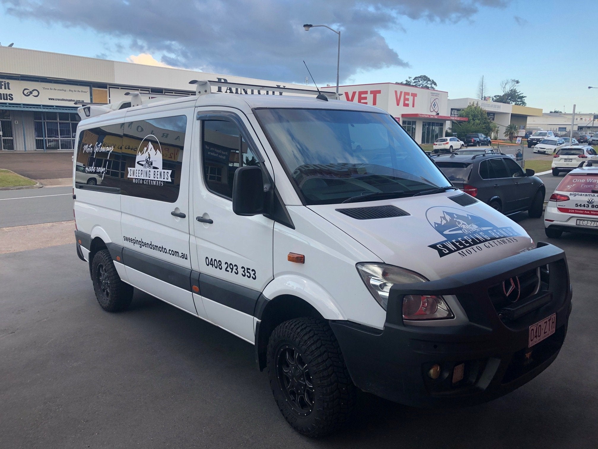 Sweeping Bends Moto Getaways Van