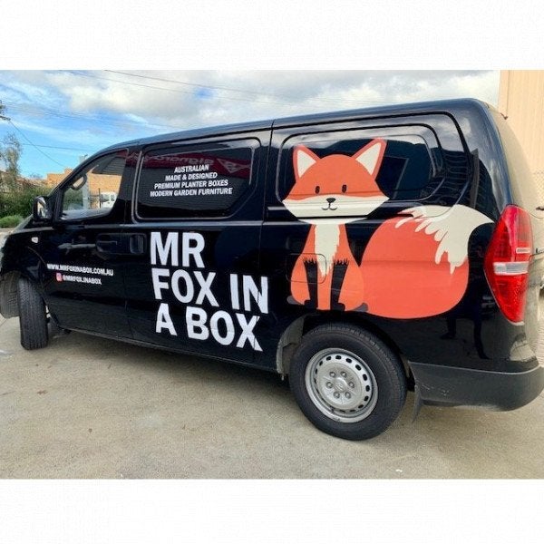 Vehicle Signage - Mr Fox In A Box