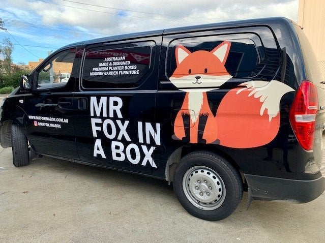 Vehicle Signage - Mr Fox In A Box