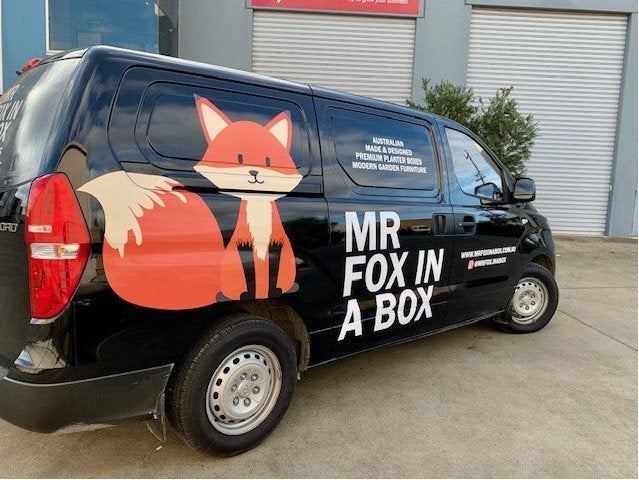 Vehicle Signage - Mr Fox In A Box