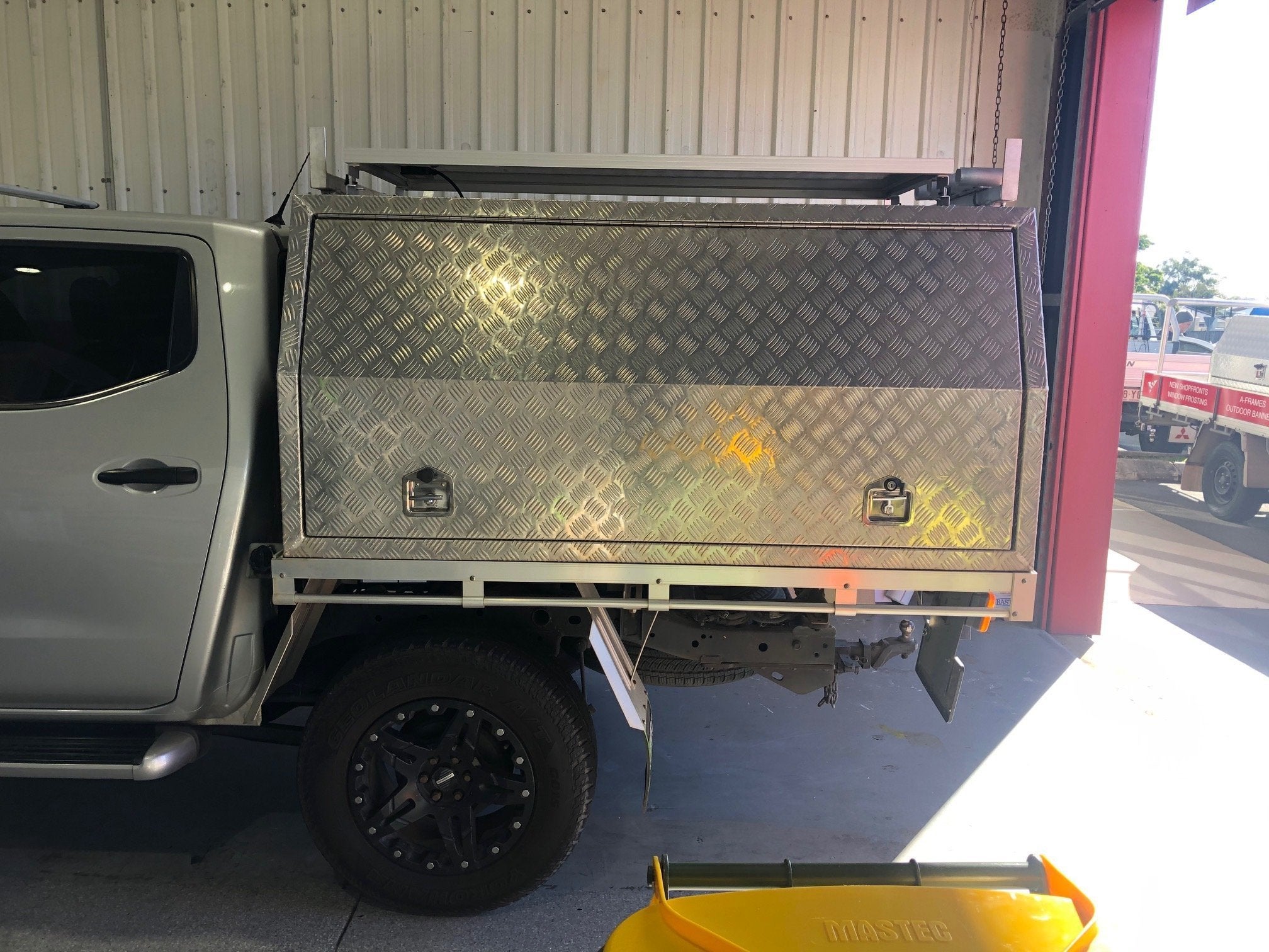 Brooks Durdin Landscaping Custom Toolbox Signs