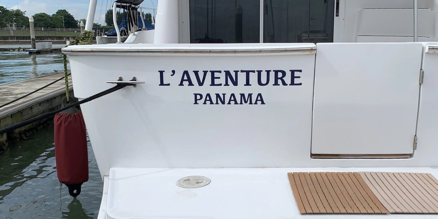Boat Graphics | Boat Lettering | Boat Decal