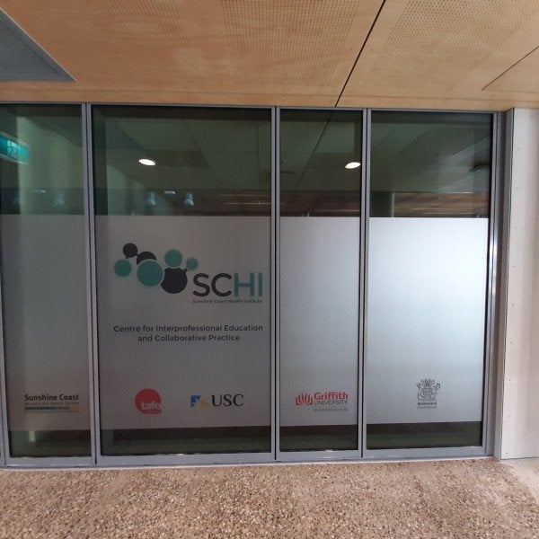 Window Frosting for Sunshine Coast Health Institute