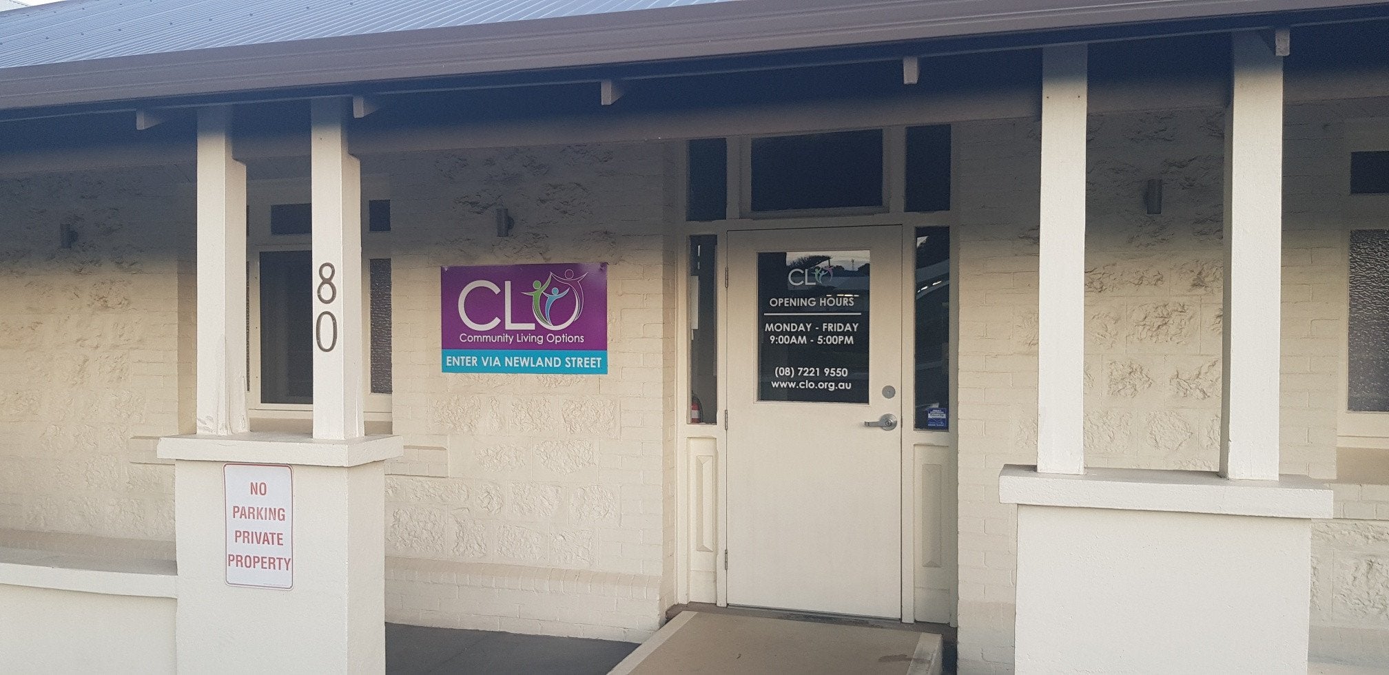 Community Living Options- Building Front, Reception Signage, Road Numbers, ACP Signs