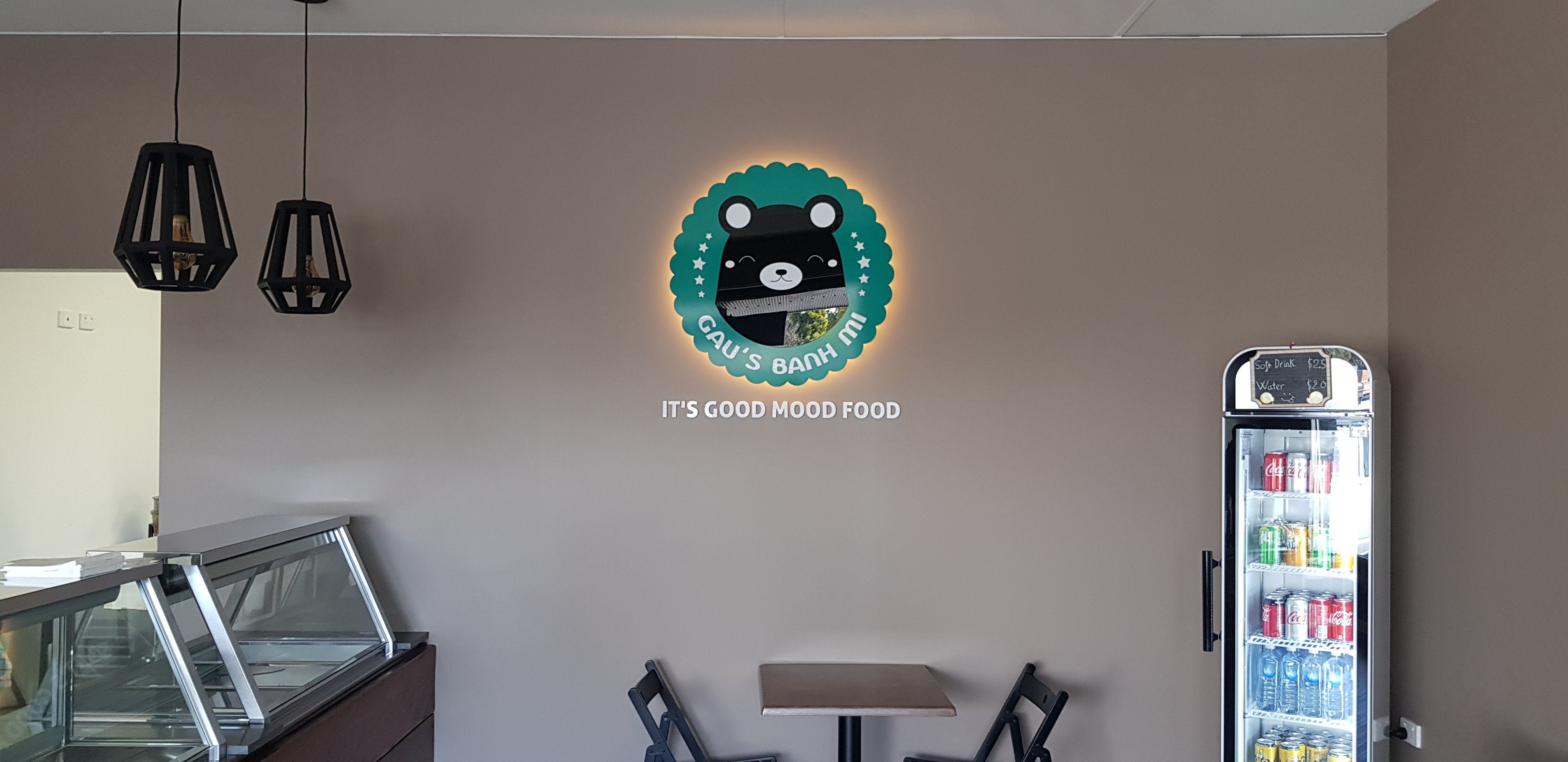 Gau's Banh Mi - Back Lit Sign, Lightbox\, Window Graphic