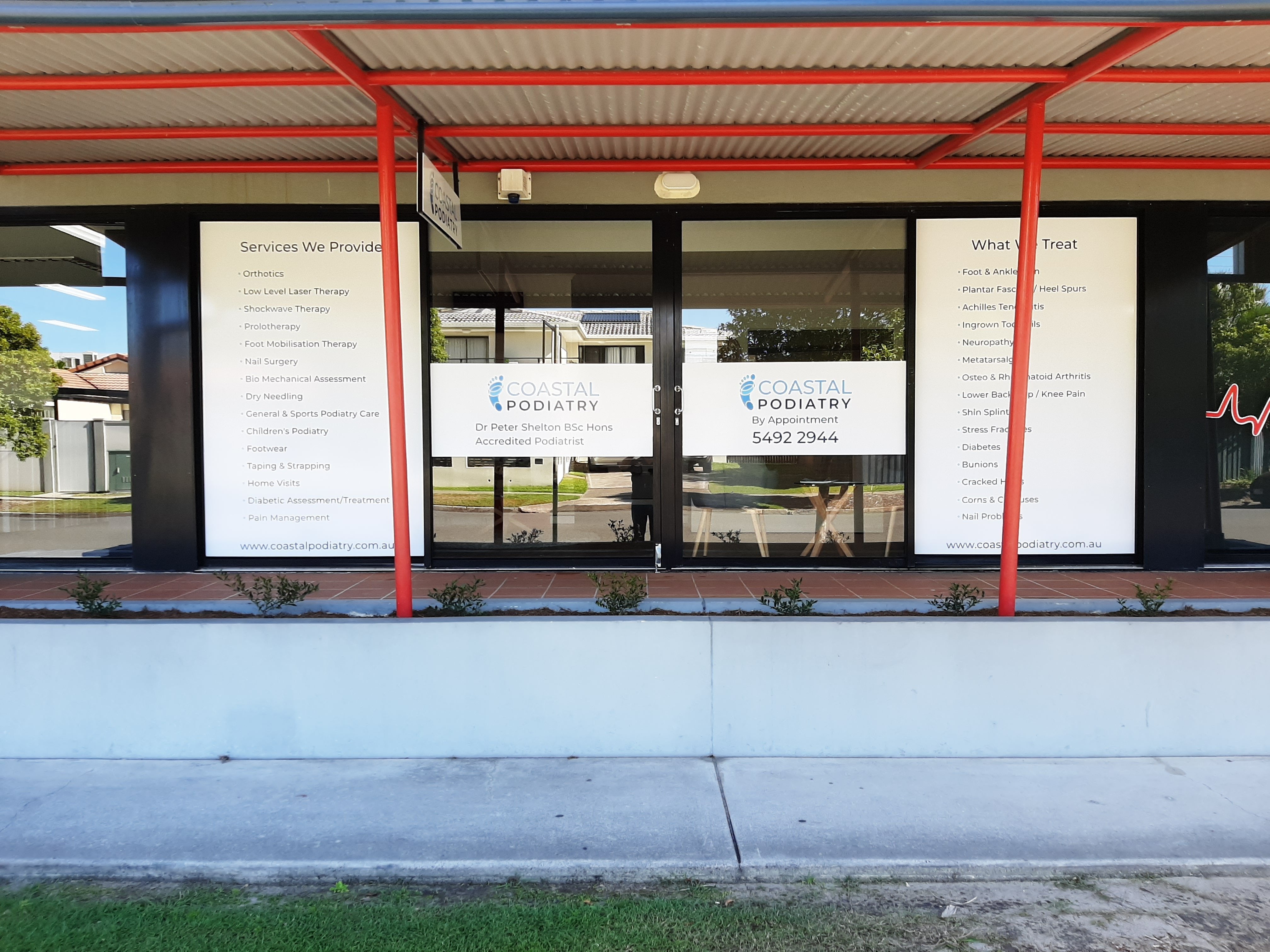 Coastal Podiatry Shopfront