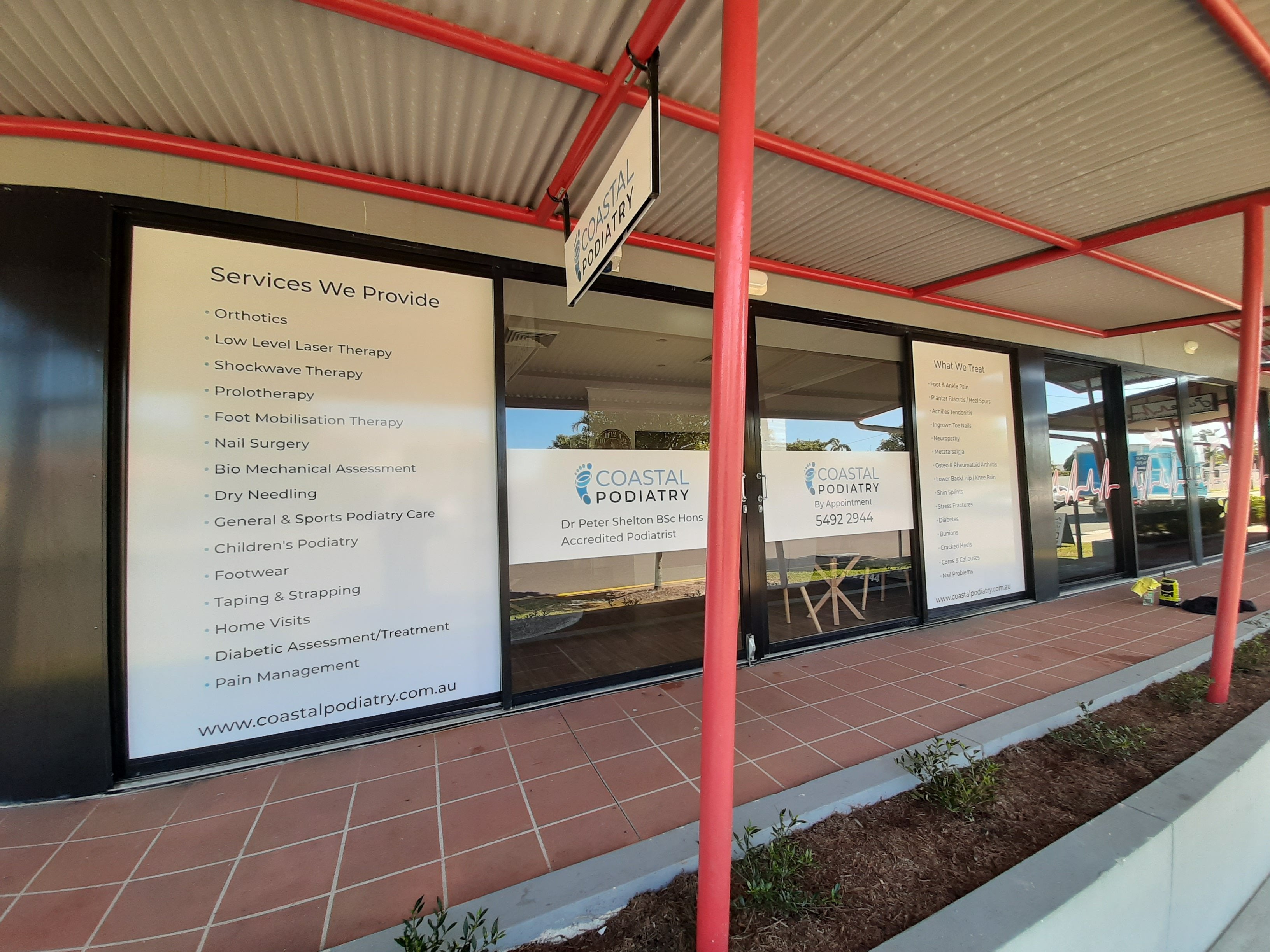 Coastal Podiatry Shopfront