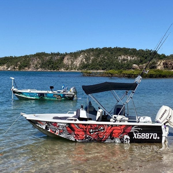 Boat Wraps - Fully designed and installed